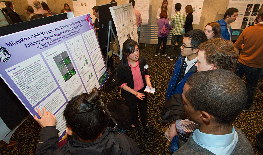 Undergraduate researchers present at annual symposium